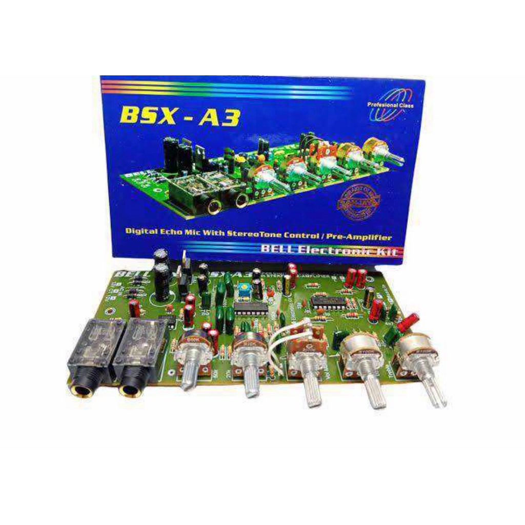 BSX-A3 BELL BGR DIGITAL ECHO MIC PREAMPLIFIER Stereo Tone Control BSX A3