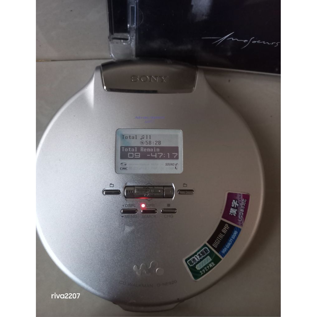 discman sony D-NE920 - pemutar cd sony - cd walkman sony D-NE920