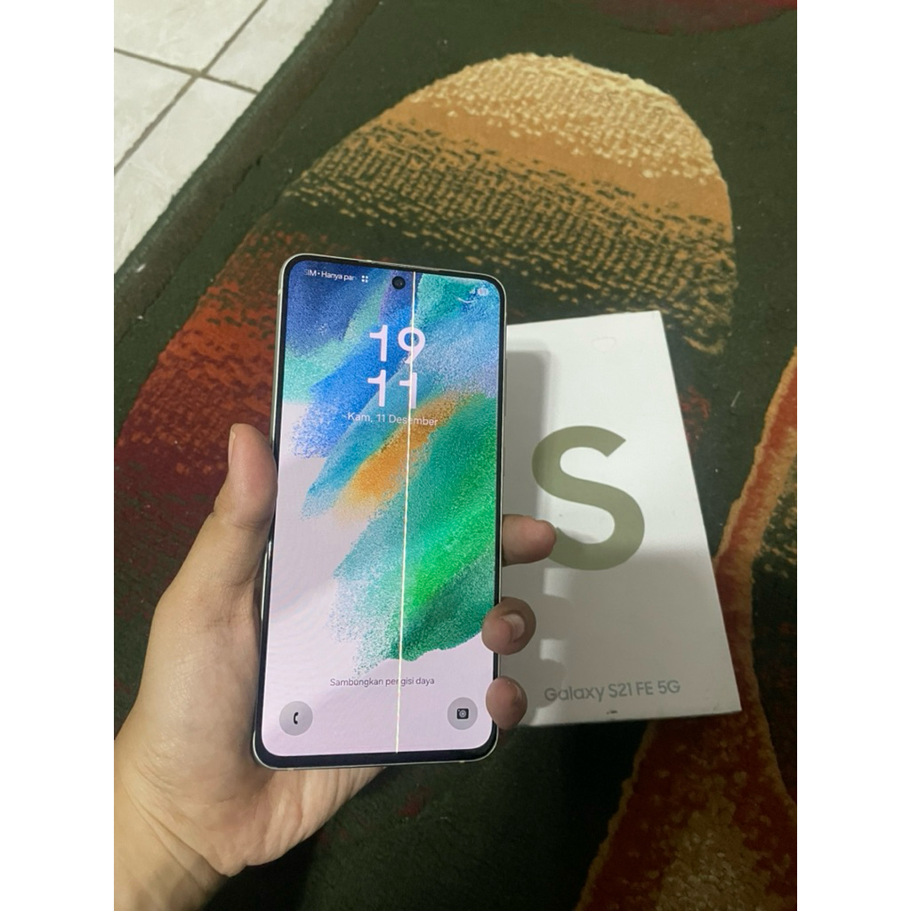 Samsung S21 Fe Fullset Handphone Bekas Second