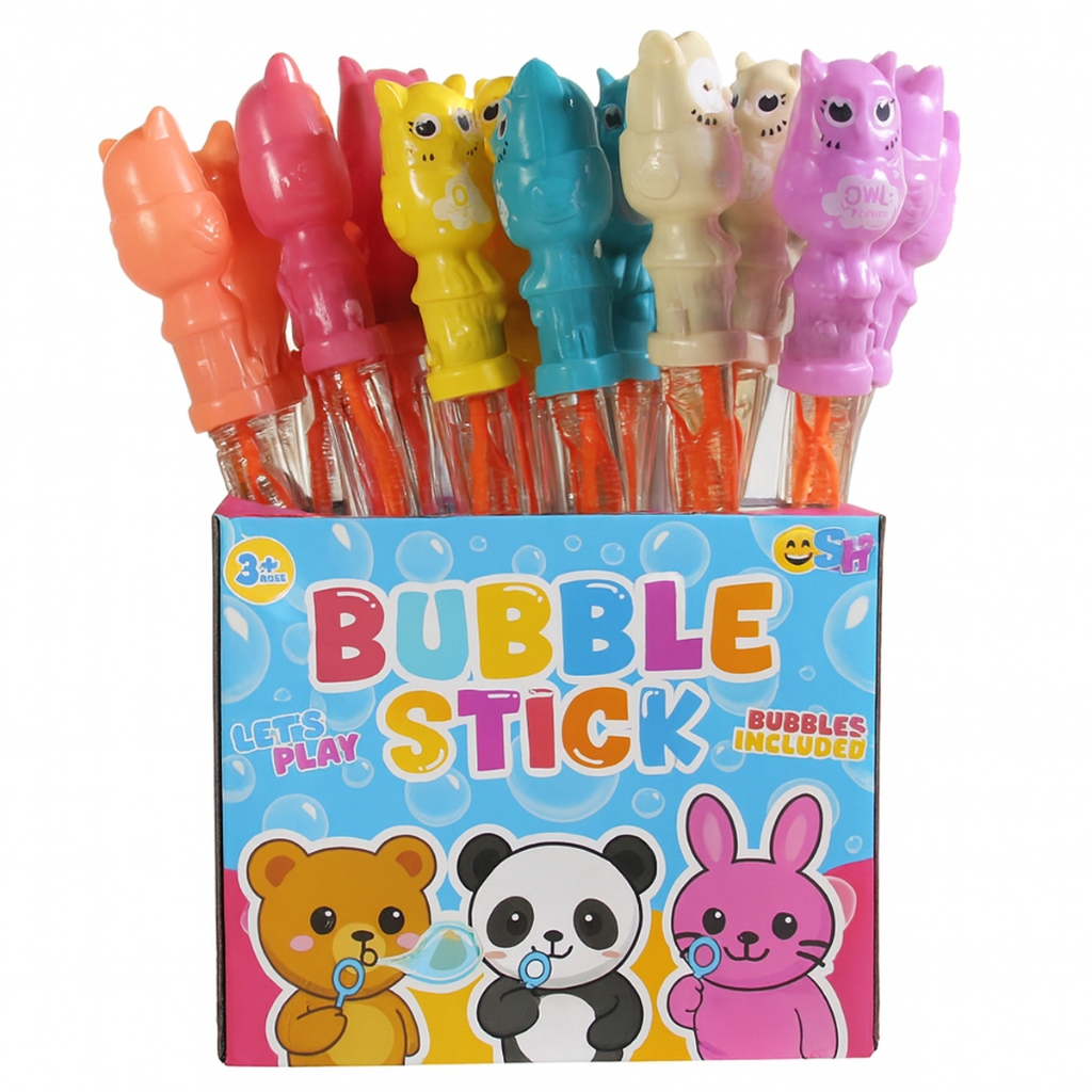 MAINAN ANAK BUBBLE STICK BURUNG HANTU SH689 BALON SABUN GELEMBUNG 1 BOX ISI 24 PCS