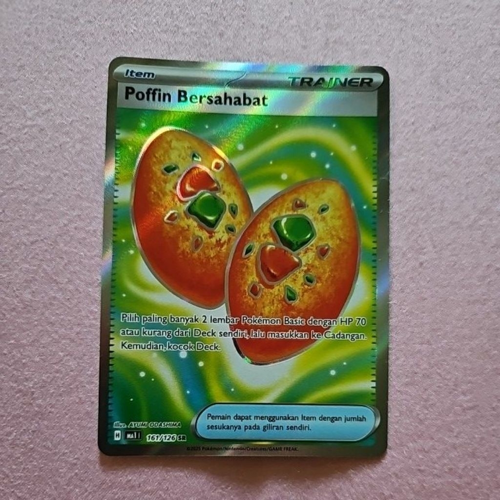 POFFIN BERSAHABAT TRAINER SR KARTU POKEMON