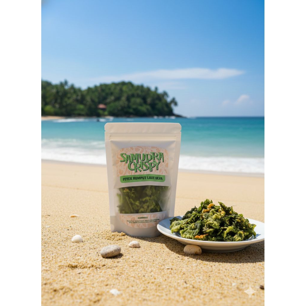 Samudra Crispy (Keripik Rumput Laut Ulva)