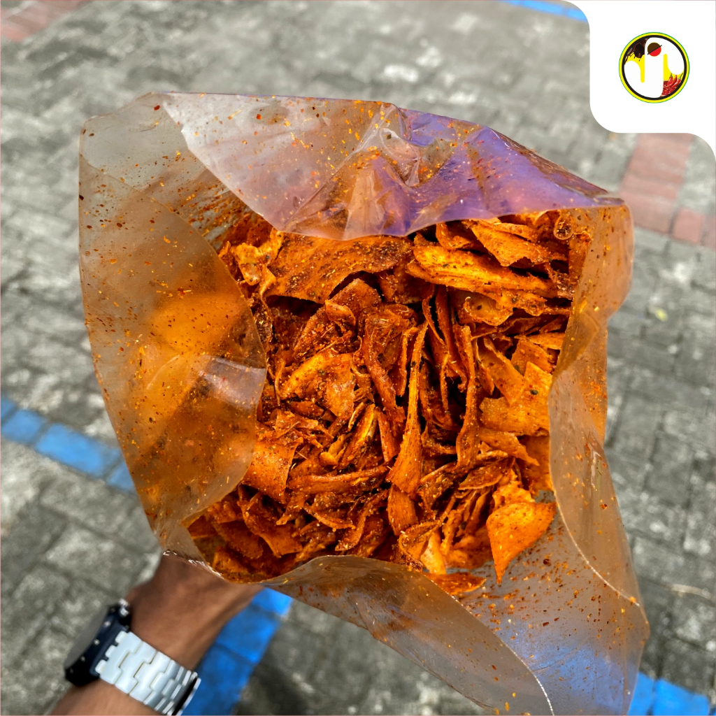 KRIPSET/Kripik Singkong Setan 250gr Y&H SNCAK It Pedas Chili Oil