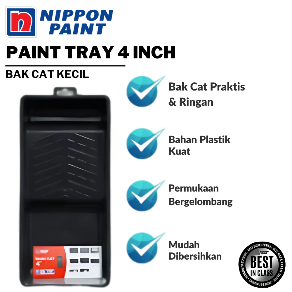 NIPPON PAINT BAK CAT KECIL 4 INCH NIPPON PAINT BAK CAT ROLL KECIL NIPPON EMBER CAT KECIL 4 INCH