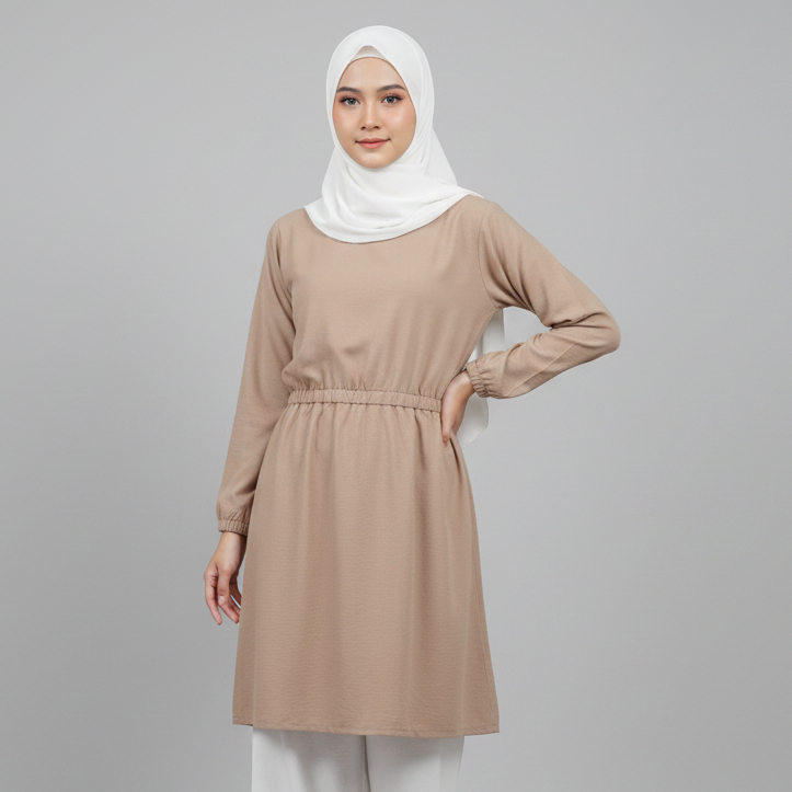 RILLEY - Tunik Nyla | Pakaian Wanita Muslim Atasan Tunik