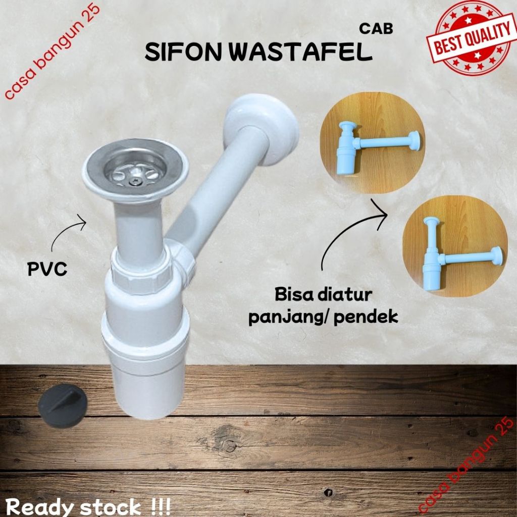 Sifon Wastafel Cuci Tangan / Saluran Pembuangan Wastafel Cuci Tangan