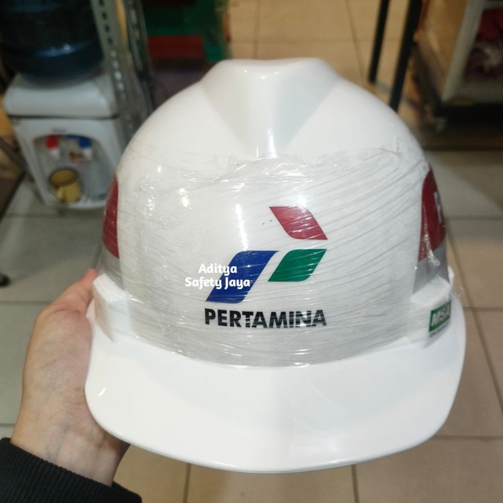 Helm Safety MSA Vgard Pertamina Original / Safety Helm MSA SNI Fastrack Pertamina