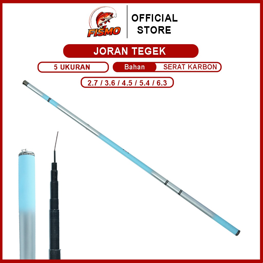 Joran Tegek Premium Berbagai Ukuran Tahan Lama Dan Kuat Tidak Mudah Patah SG5112