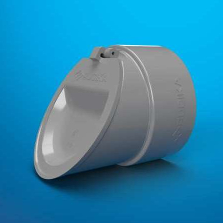 Backflow Valve 4" inch PVC Rucika