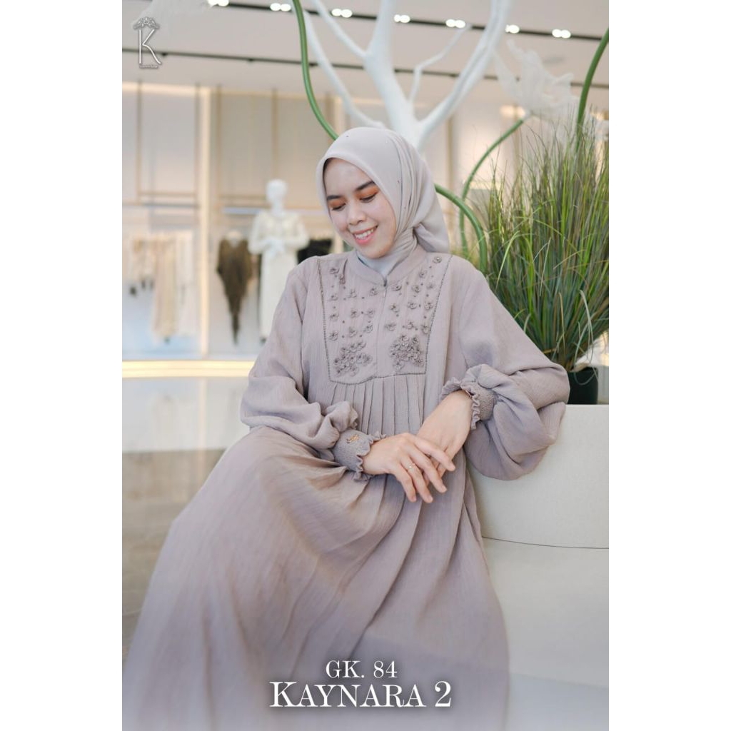 Dress Gamis Luna Kemayu GK.84 KAYNARA 2 By Luna Hijab Indonesia