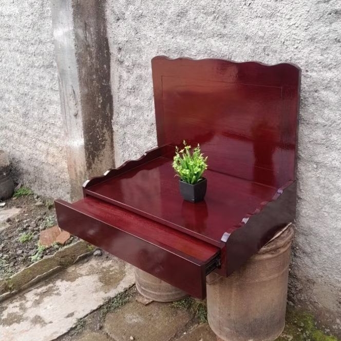 Meja Altar Sembahyang Gantung Jati Custom