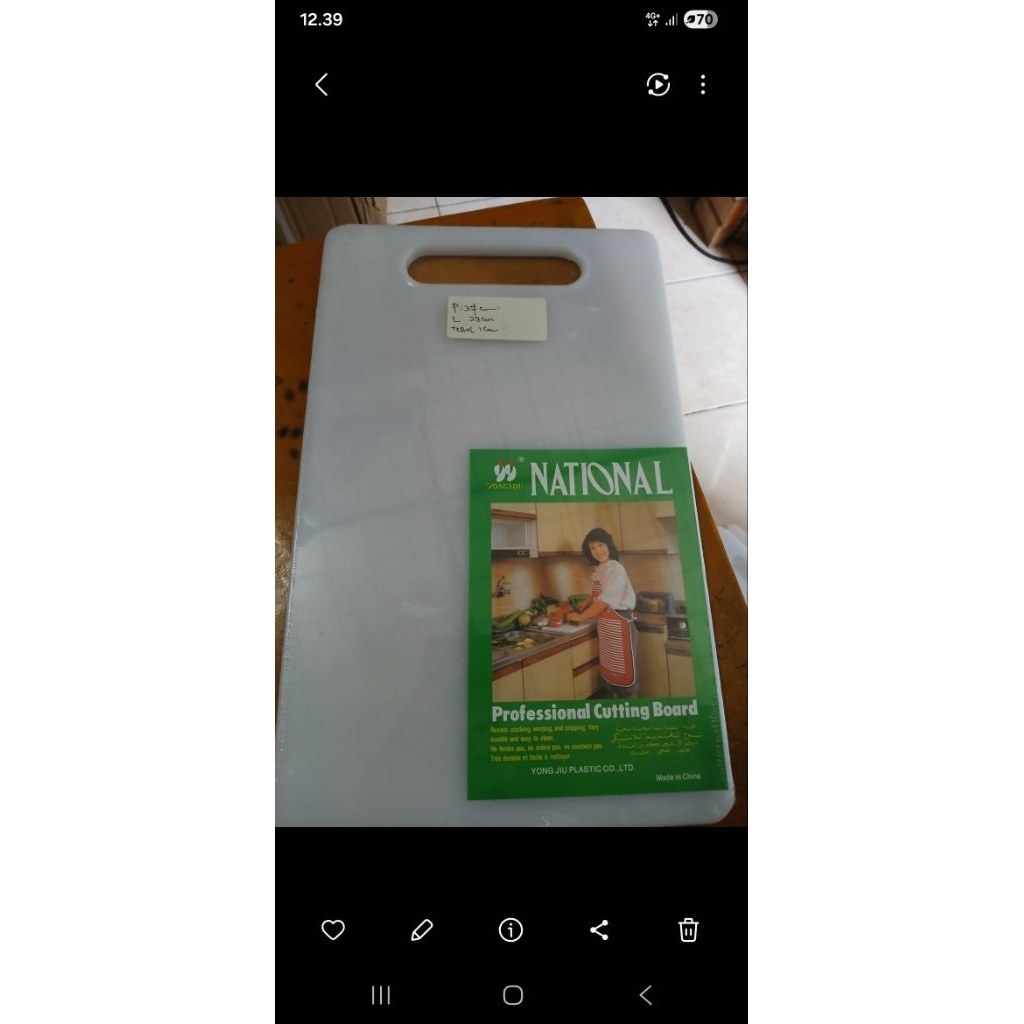 talenan plastik besar.tebal