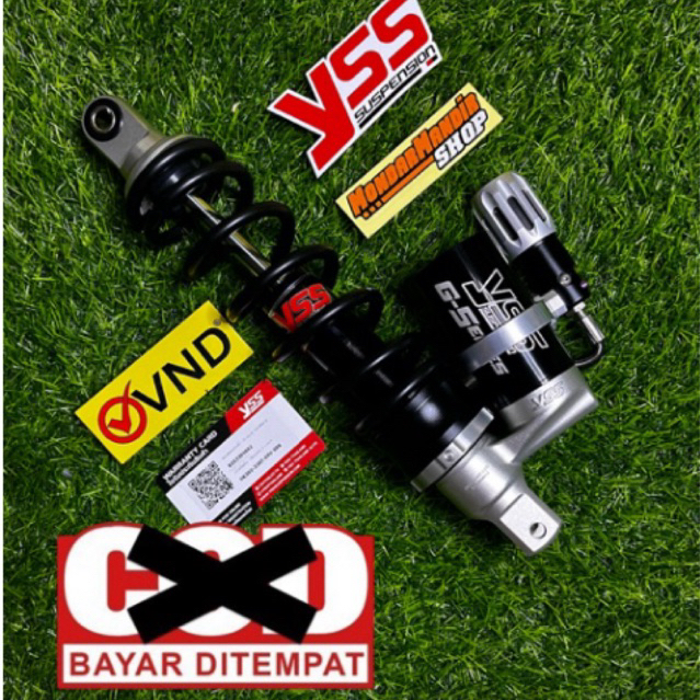 YSS G SERIES TABUNG BAWAH+PRELOAD AJUSTER VND TINGGA PASANG ALL MATIC