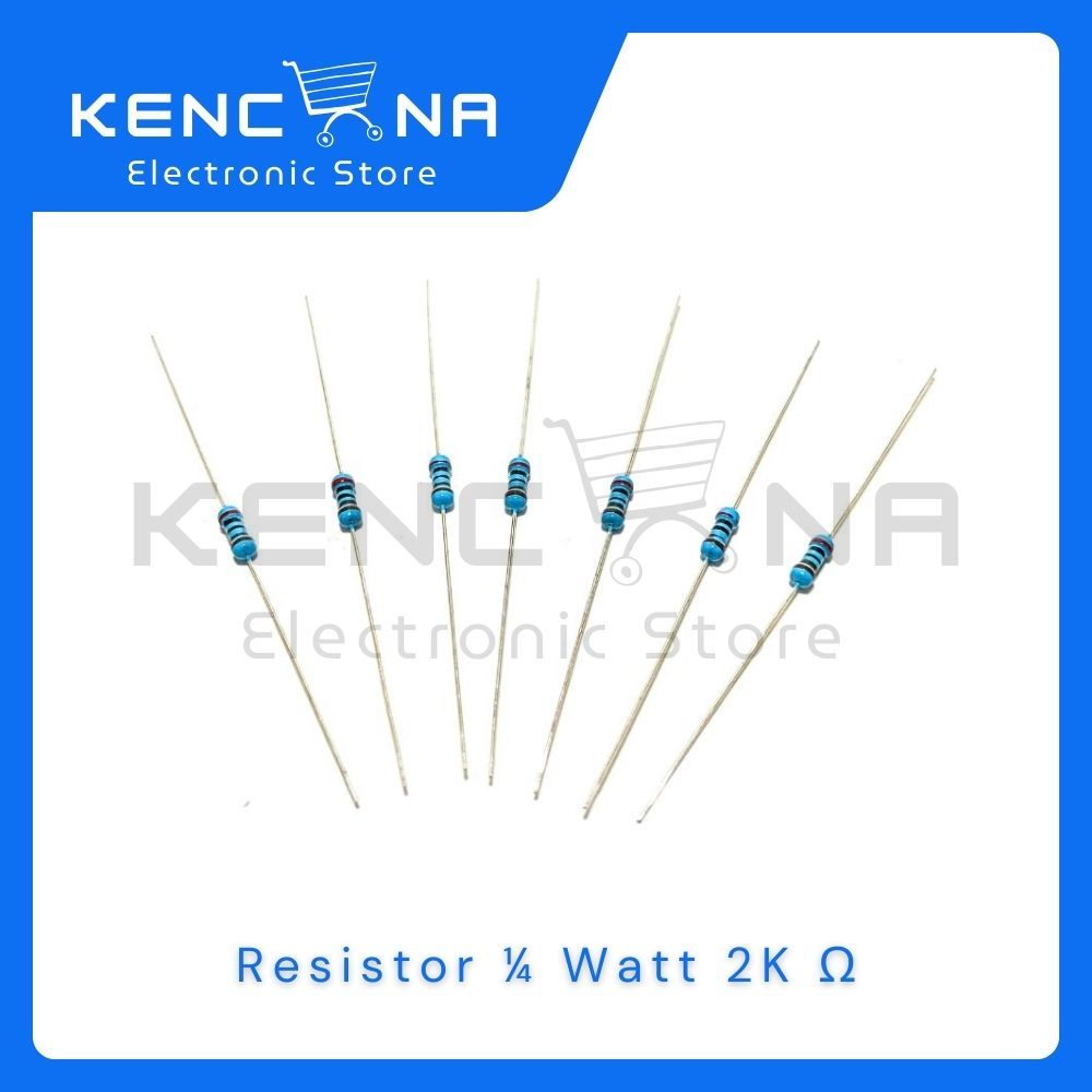 Resistor ¼ watt 2K Ohm Metal Film
