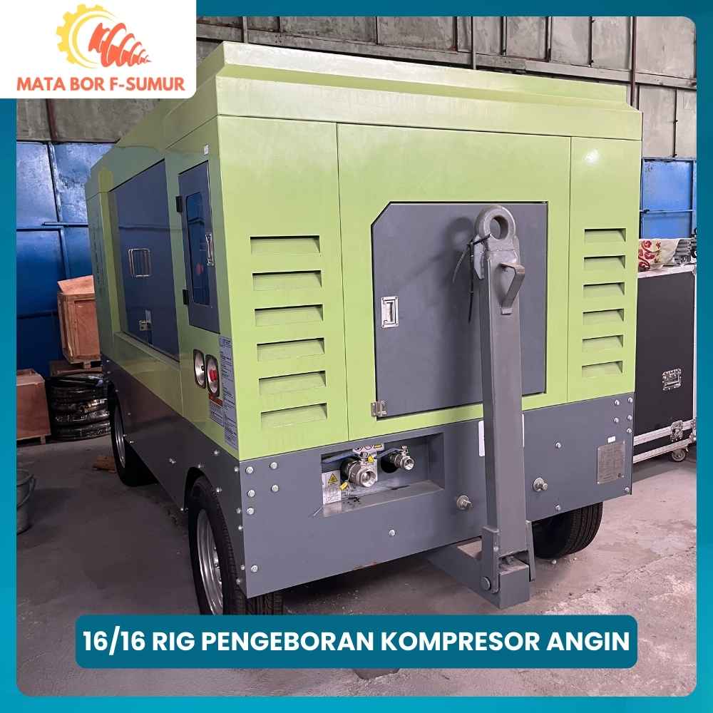 Kompresor Angin Diesel 16/16CY - Mesin Cummins 154 KW, Kapasitas 16 m³/menit, Heavy Duty