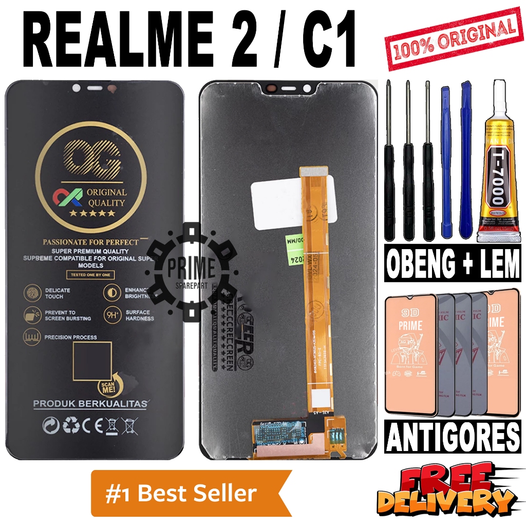 LCD TOUCHSCREEN REALME 2 / REALME C1 ORIGINAL OEM LCD FULLSET