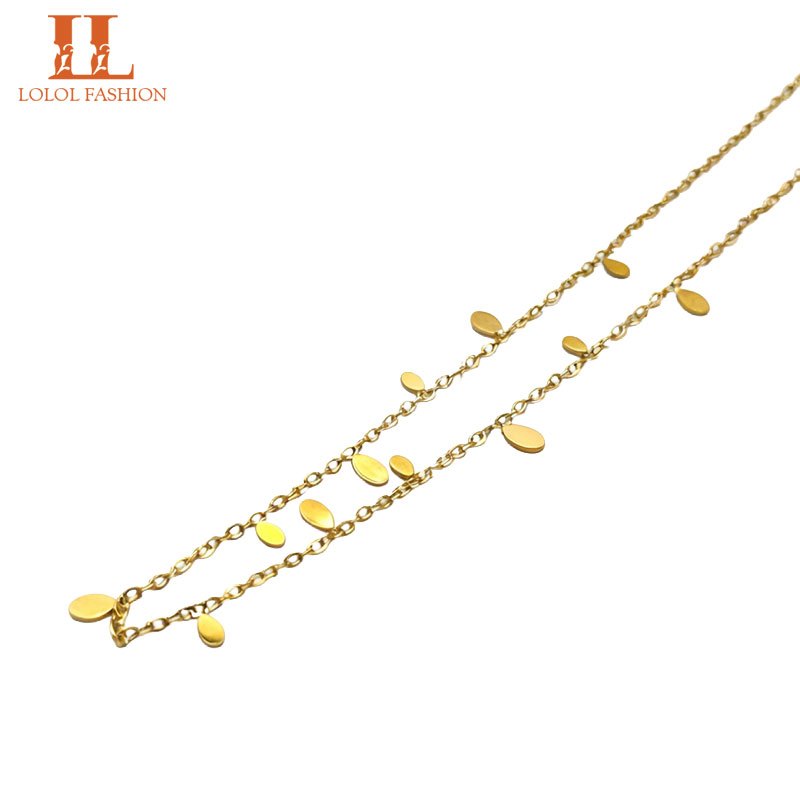 LOLOL FASHION Jewelry Kalung Tetes Air I Variasi Rantai Nori Korean Style [LOLOL 128]