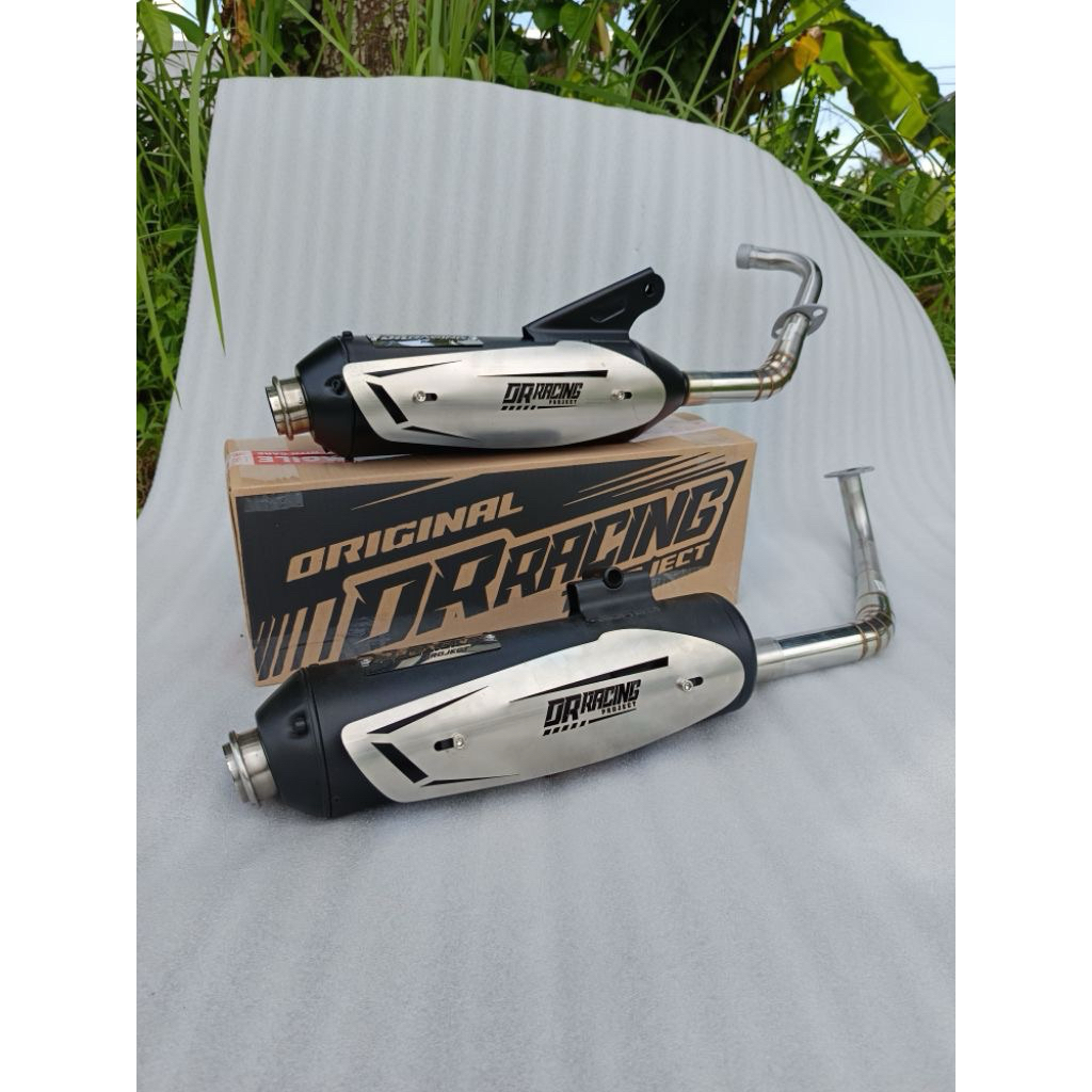 Knalpot Beat Deluxe Standar Racing DR Original