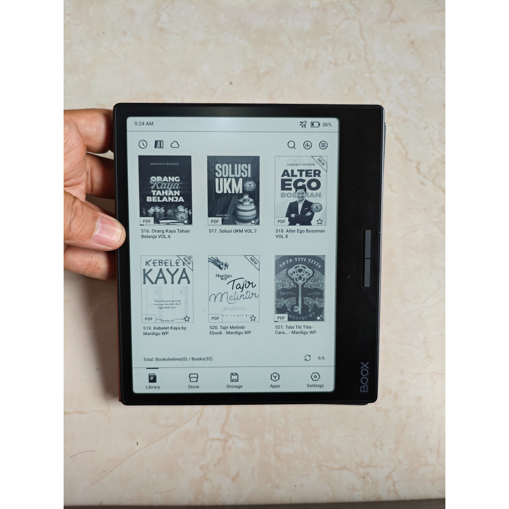 ONYX BOOX Page 7 inch Android 11 E-ink Reader
