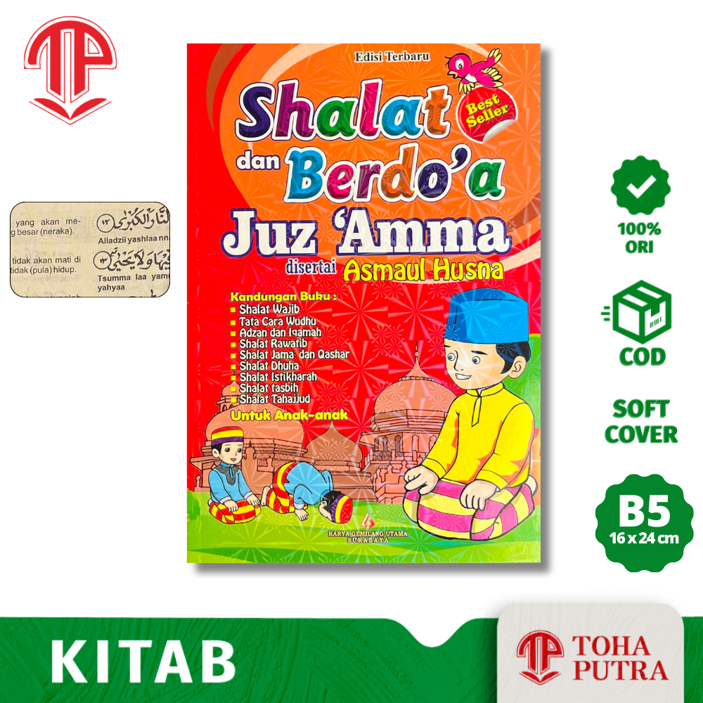 buku anak islami SUPER LENGKAP _ Sholat dan berdoa + Juz Amma + Asmaul husna dll