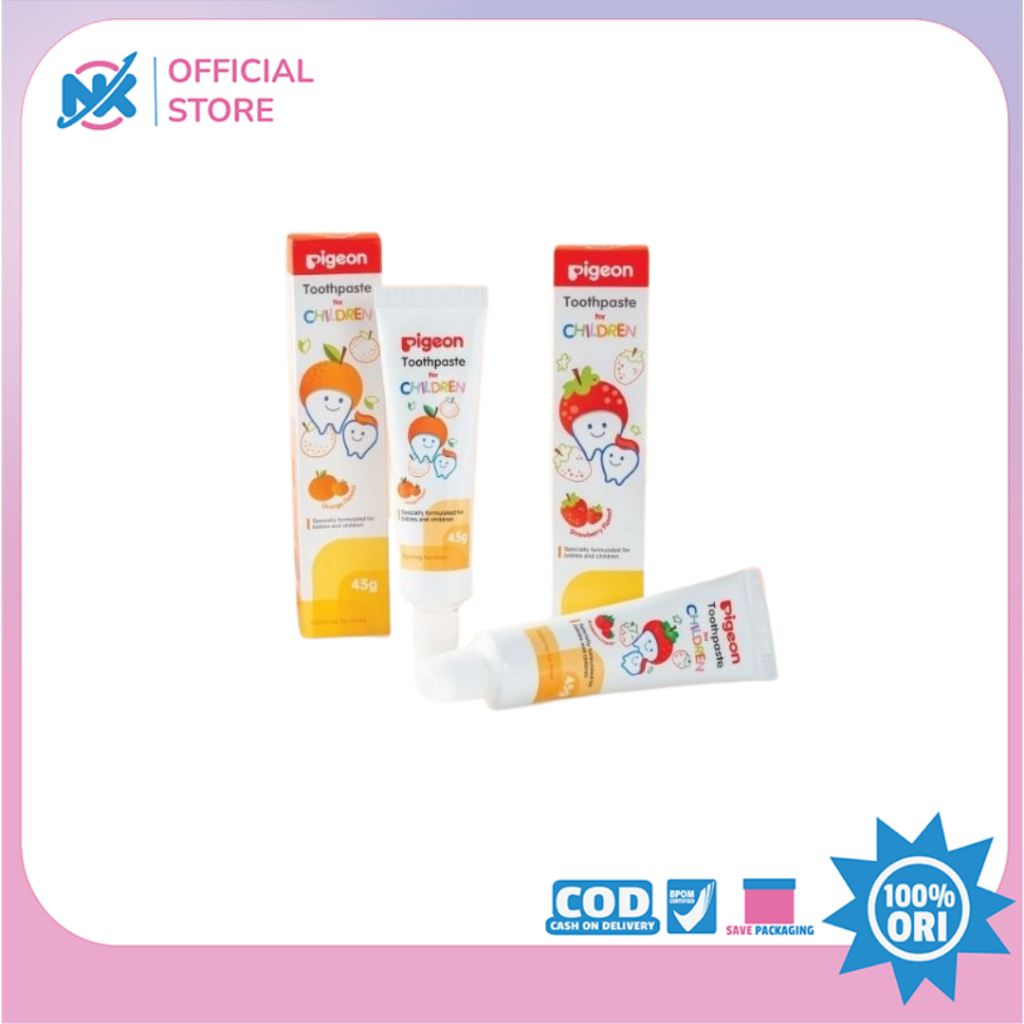 Pigeon Toothpaste orange  / strawberry - 45gr Pigeon pasta gigi