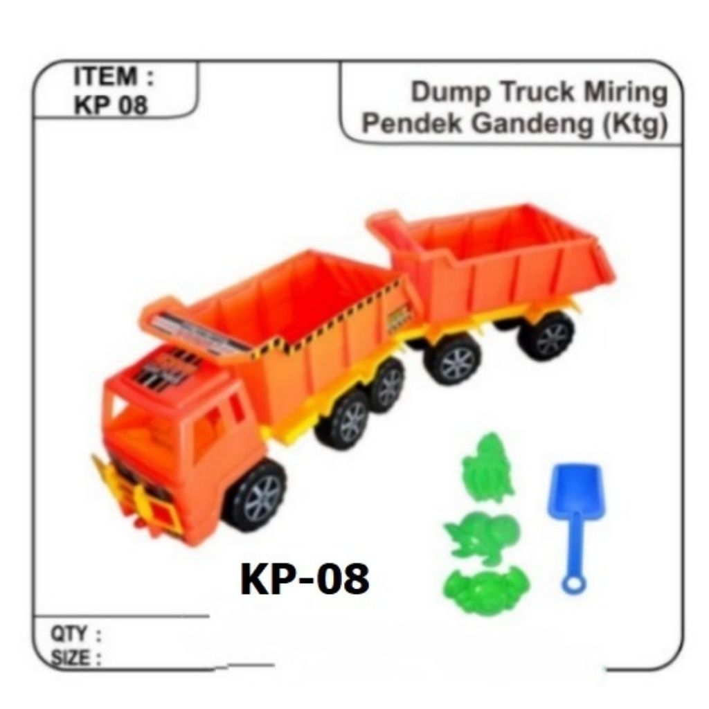 Truk Pasir Gandeng+Mainan Pasir KP 08