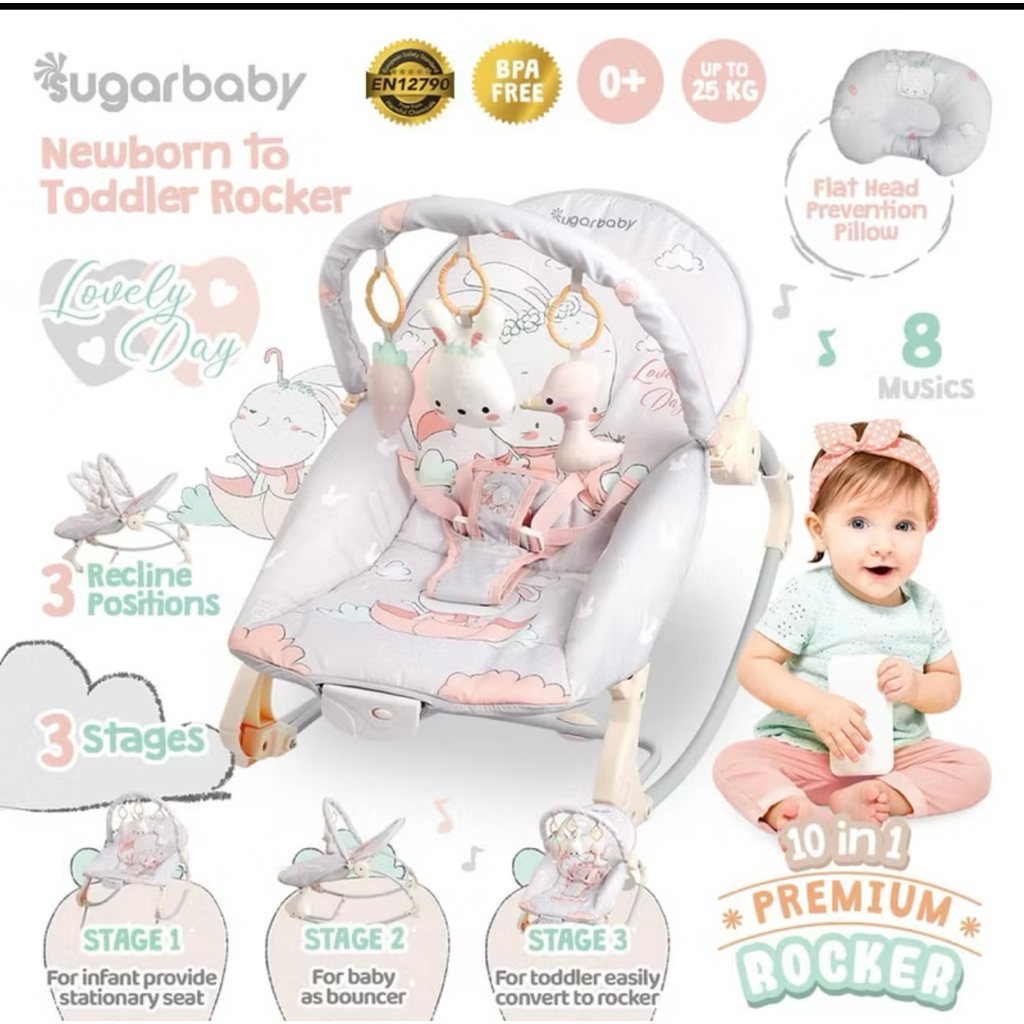 Sugarbaby Boncer Bayi 10 in 1 Premium