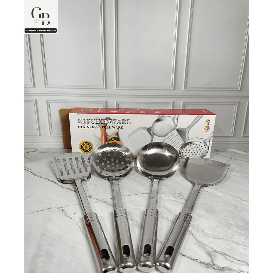 Sutil set 4in1 / spatula stainless steel set / kitchenware 14-184