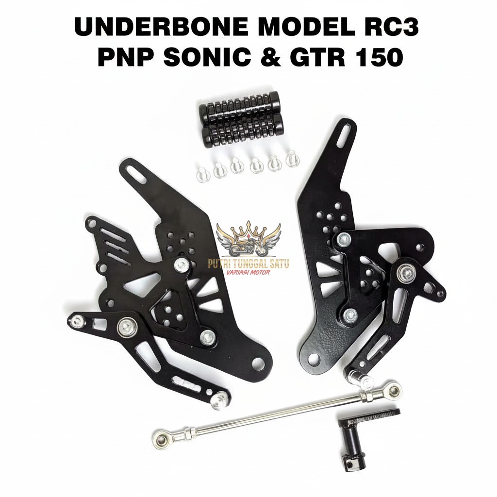 Underbone Sonic dan GTR Model RC3 V.2 Footstep Underbone Honda Jupiter Sonic Honda GTR 150