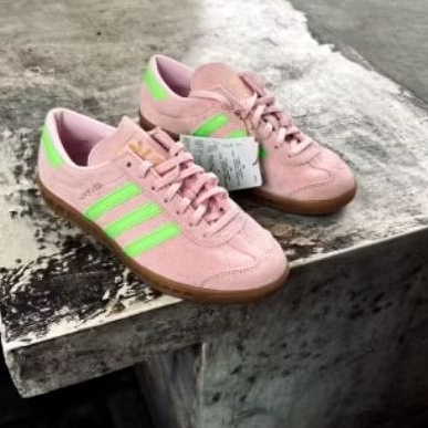 Adidas hamburg pink green