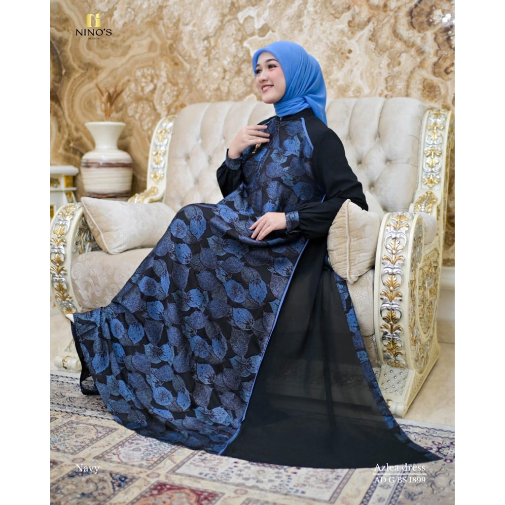 Ready Dress Premium Original NINOS Gamis Terbaik Casual Terlaris