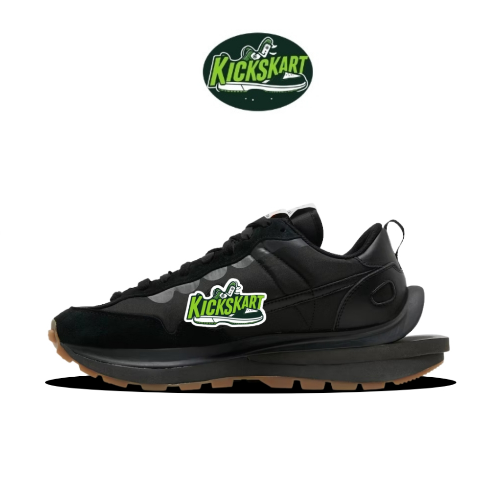 Sepatu Sacai Vapor waffle Black Gum