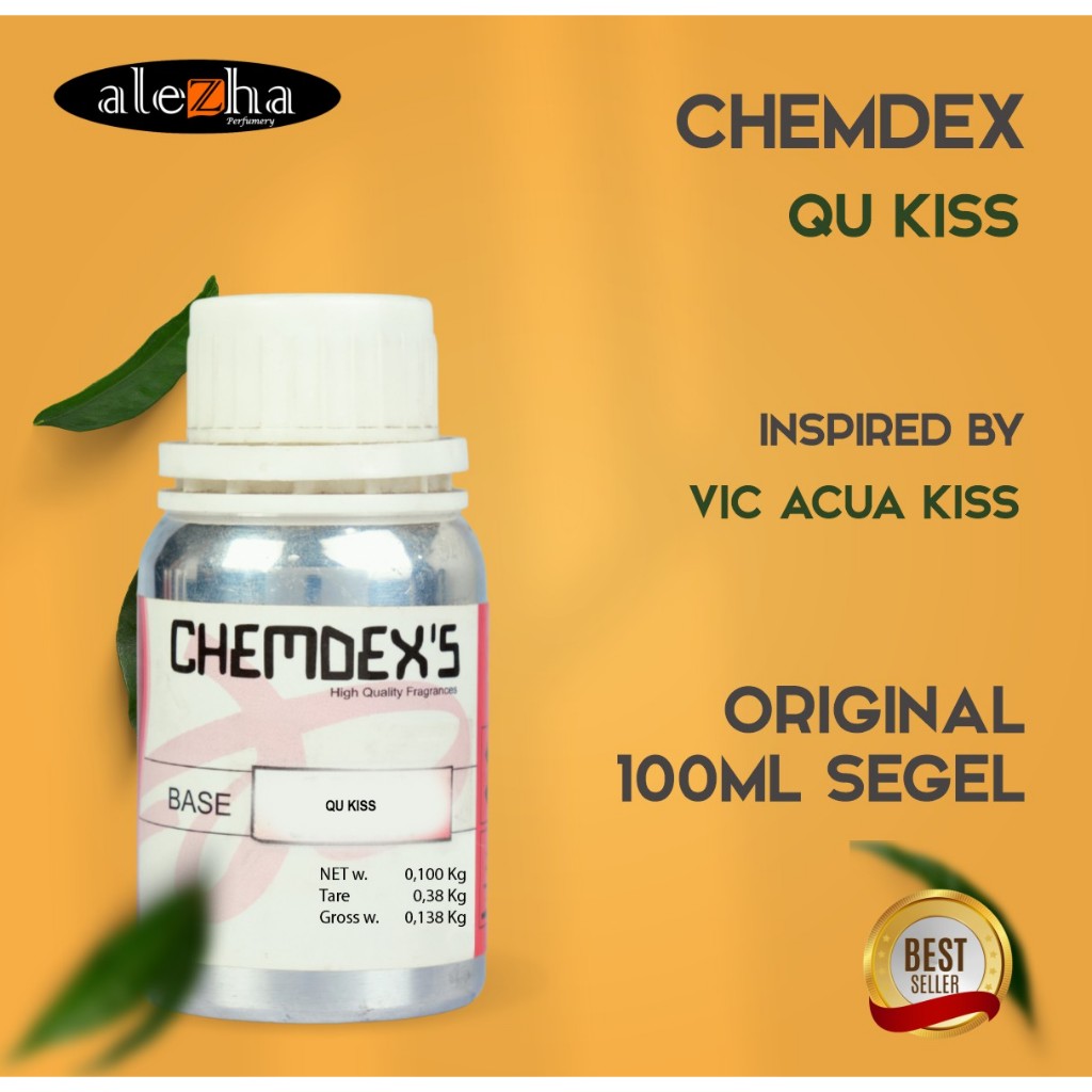 bibit parfum murni QU KISS  ( CHEMDEX'S ) 100ml SEGEL