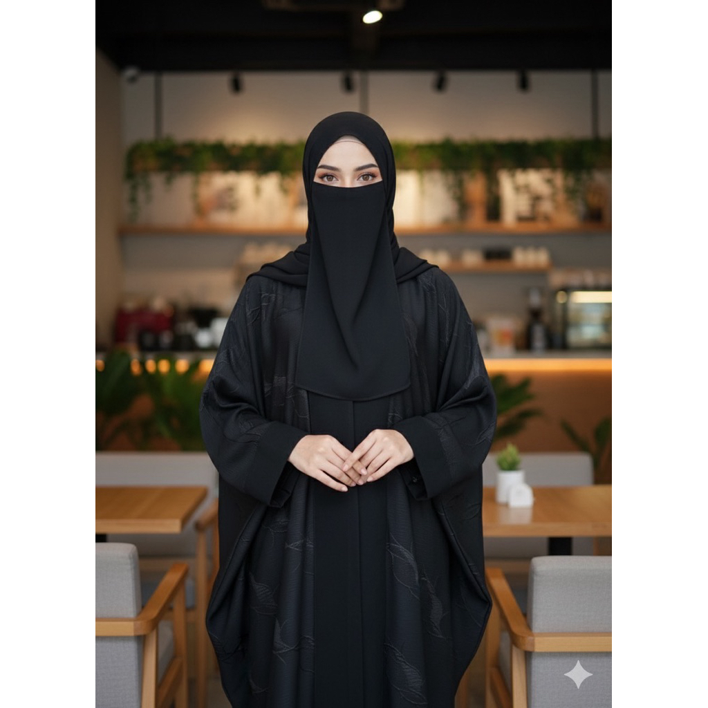 GA_010 / ABAYA ORI SAUDI / ABAYA ARAB SAUDI / ABAYA IMPORT SAUDI / ABAYA ORIGINAL / ABAYA ASLI SAUDI