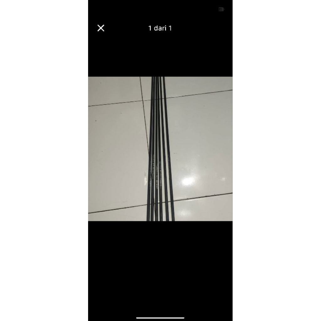 blank carbon solid 120cm barokah fishing