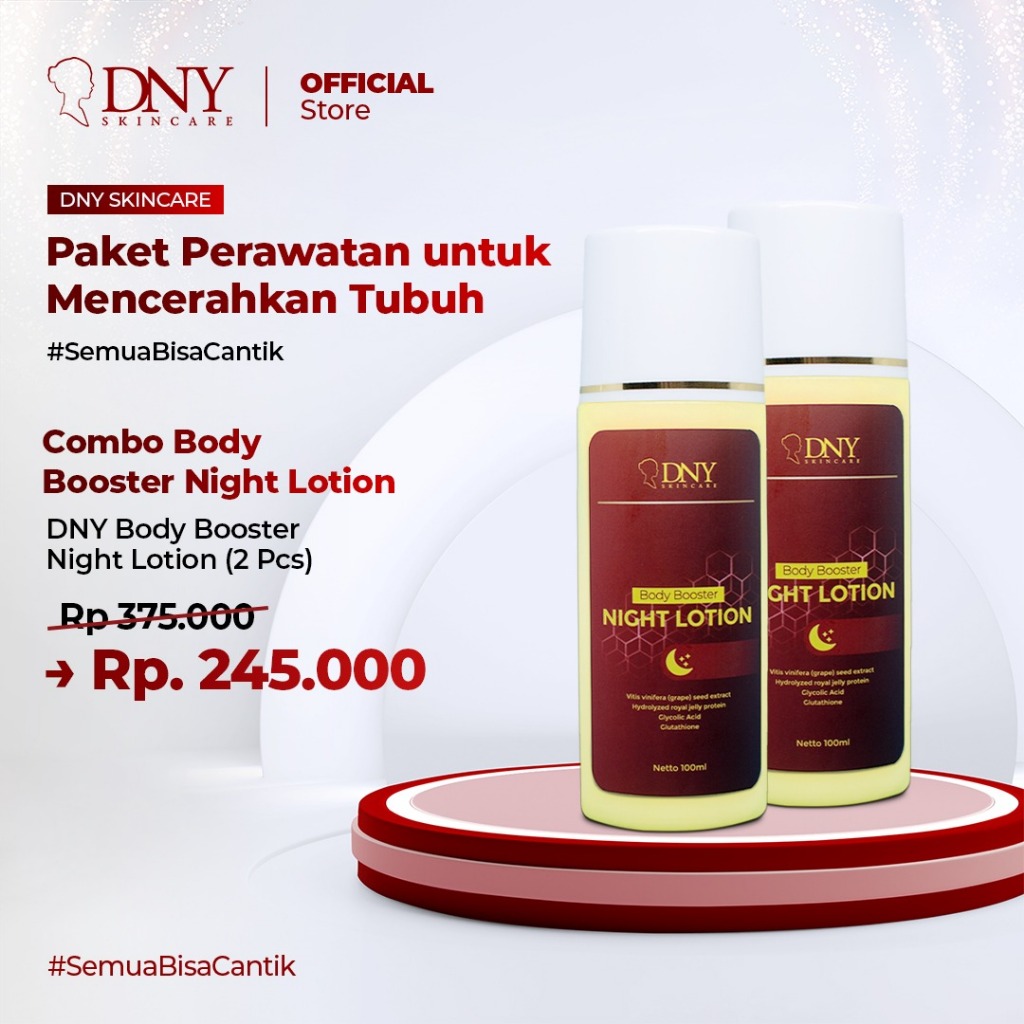 DNY Skincare Paket Hemat Body Booster Night Lotion