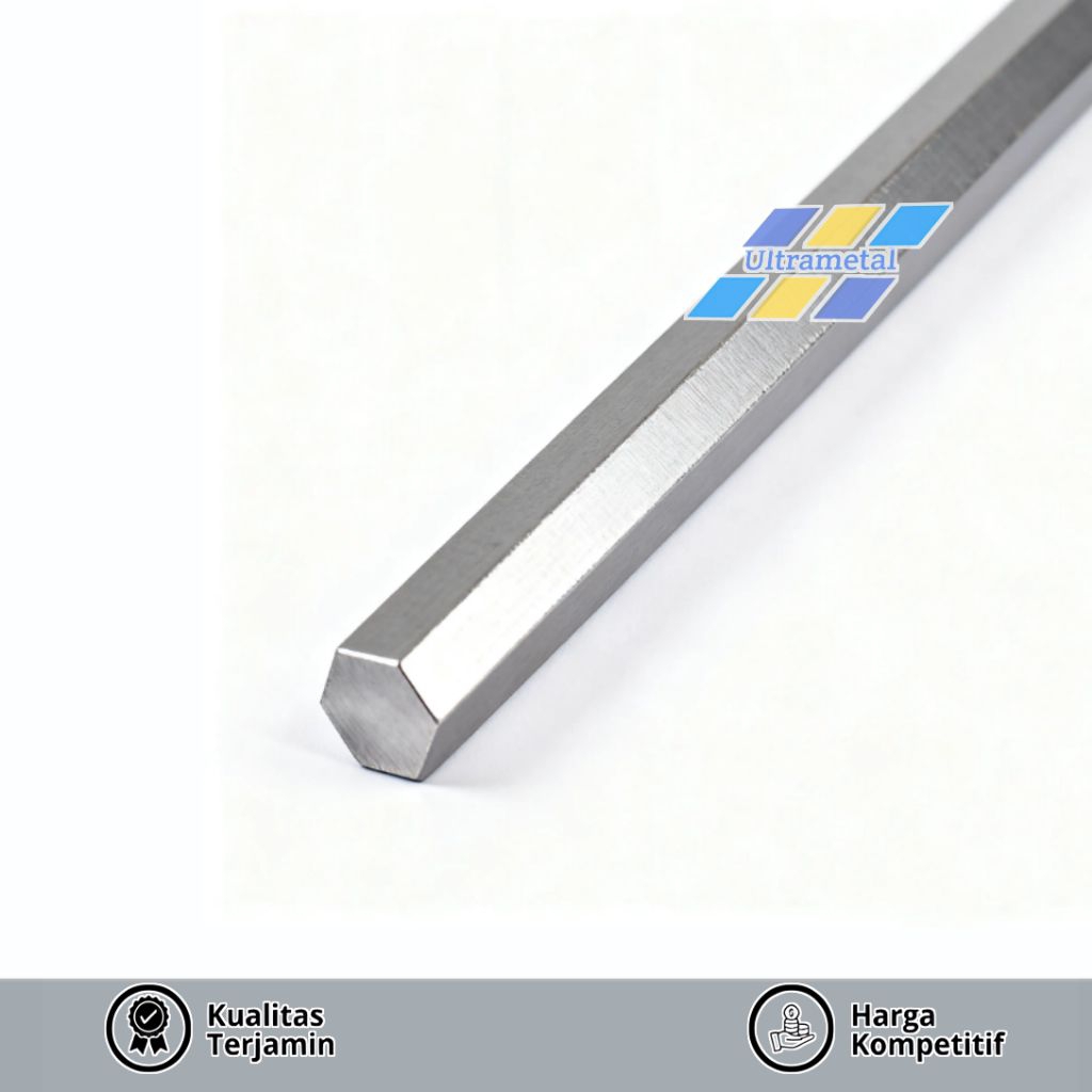 AS STAINLESS 304 HEXAGON | 35MM | SUS304 SEGI ENAM PER 1CM