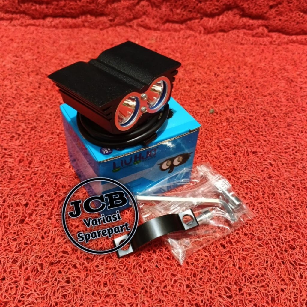 LED Owl 2 mata kuning/ lampu sorot Owl 2 mata kuning