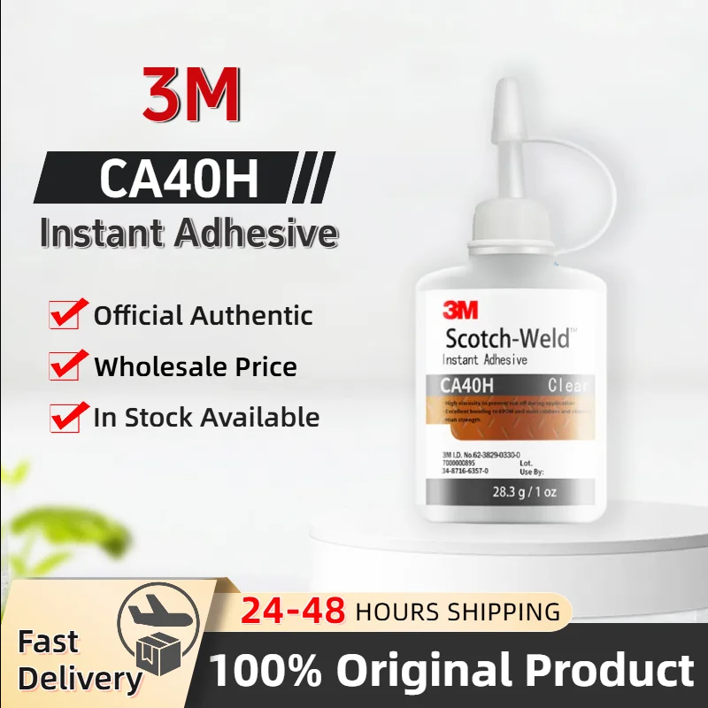 3M scotch weld instan adhesive CA40H 28gr lem proselen gelas keramik kaca ban rc HSP MN RGT TRAXXAS