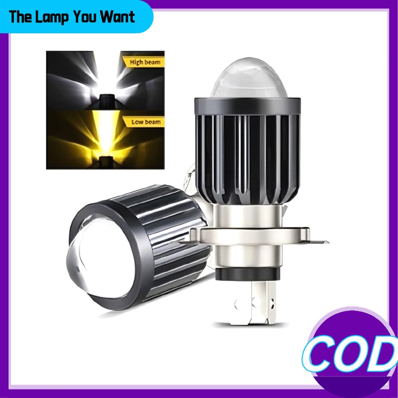 Lampu LED Laser BA20D Vespa Thunder 12 Volt 2 Warna