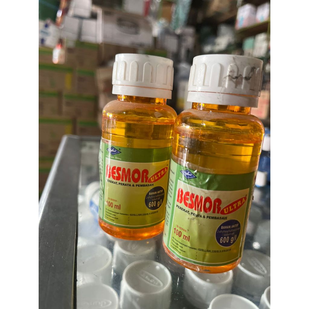 Besmor Ultra Perekat, Perata, Pembasah 100ml Untuk Pestisida//Besmor Ultra Perekat Perata Pembasah 1