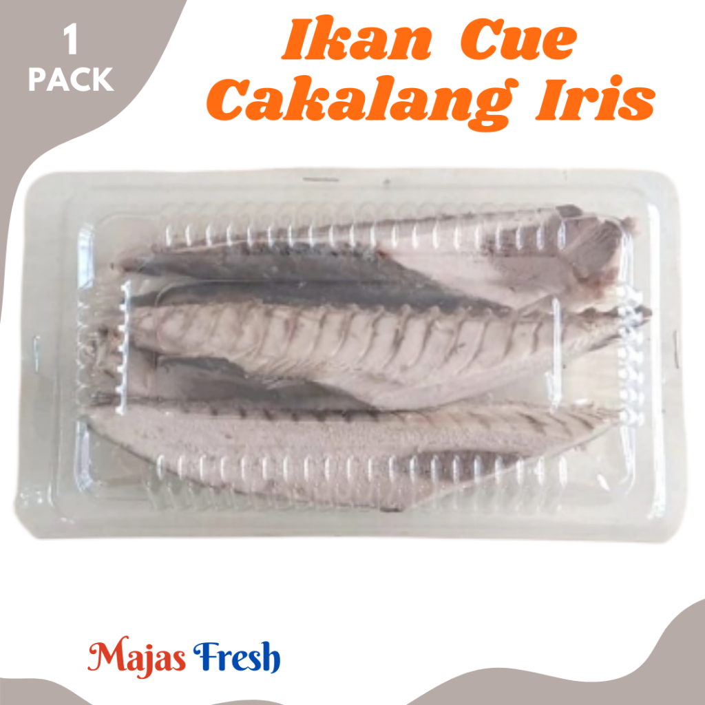 IKAN CUE Tongkol Iris - Ikan Cue Cakalang Potongan Fresh | 100gr [ Harga Per PACK ]