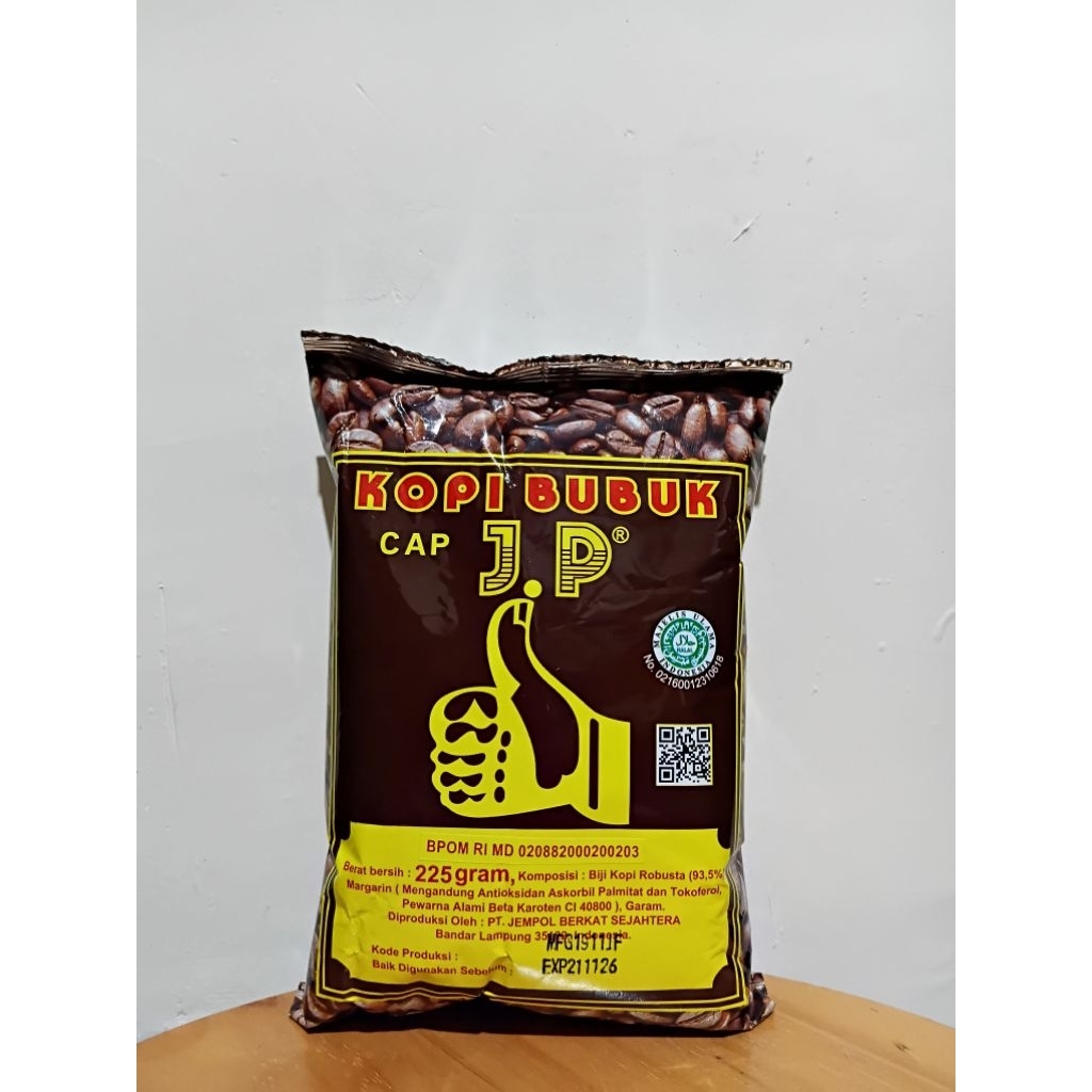 Kopi Robusta Lampung Cap Jempol JP Asli