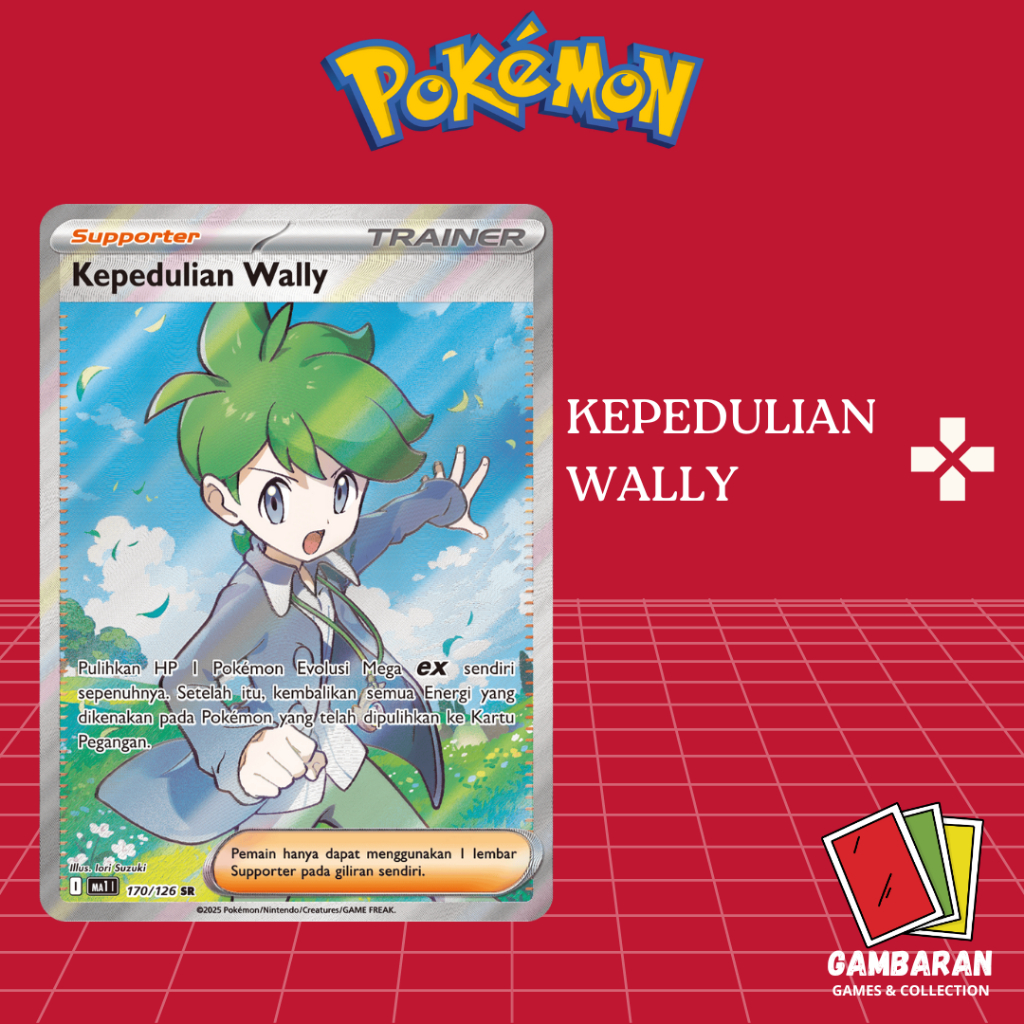 Kepedulian Wally SR 170/126 MA1 Kartu Pokemon Indonesia TCG