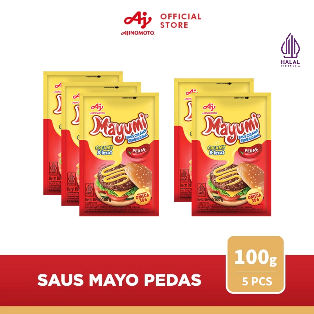 MAYUMI® Mayonaise Saus Mayo Pedas 100g (5 pcs)