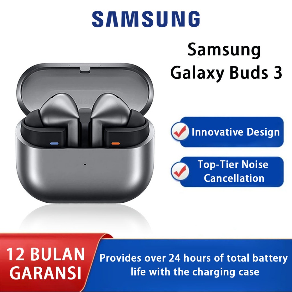 [Barang spot]Samsung Galaxy Buds 3 Pro Bluetooth Earbuds Adaptive Active Noise Cancellation Bekas 99