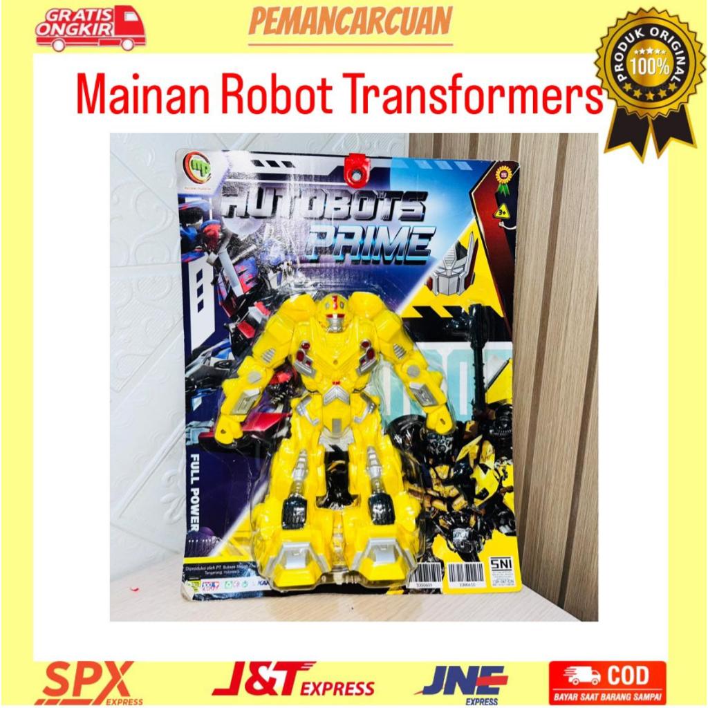 Mainan Robot Anak Besar Lentur Plastik Aman