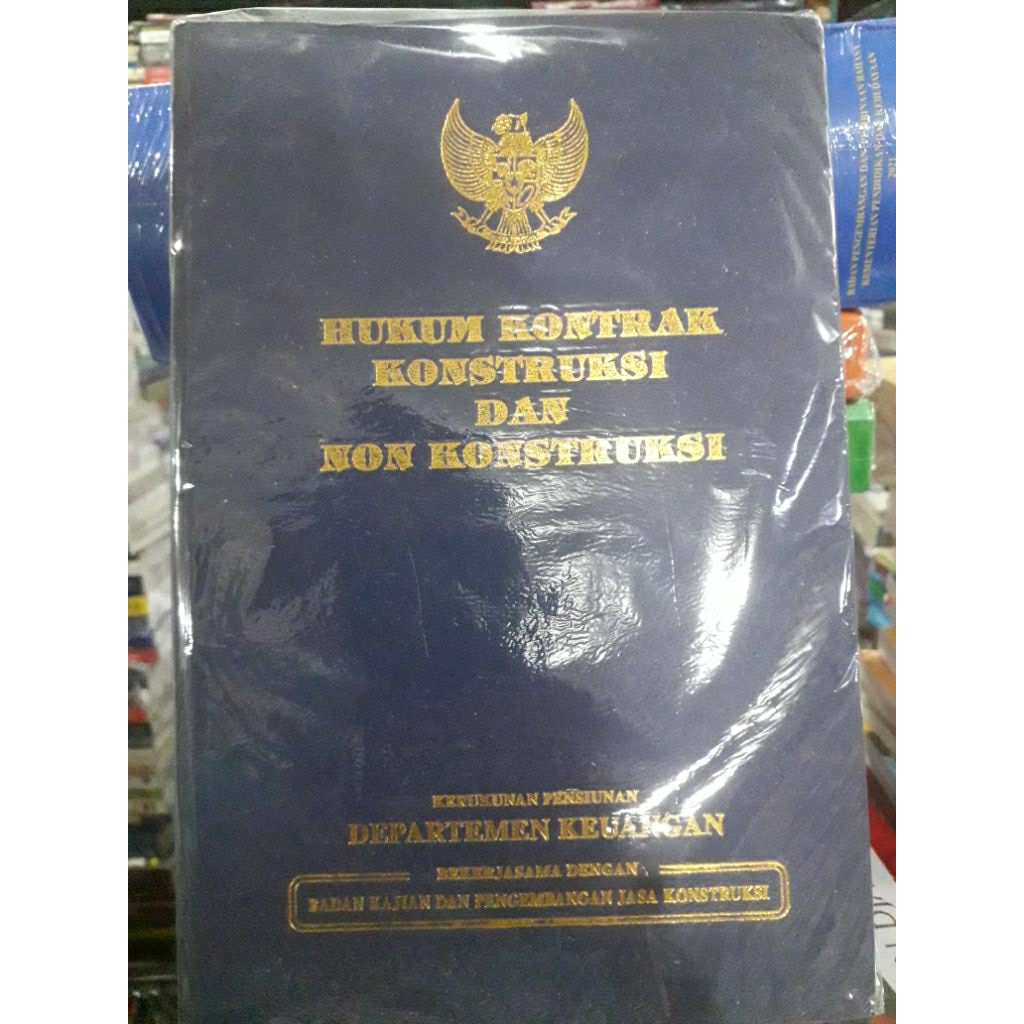 hukum kontrak konstruksi dan non konstruksi departemen keuangan.