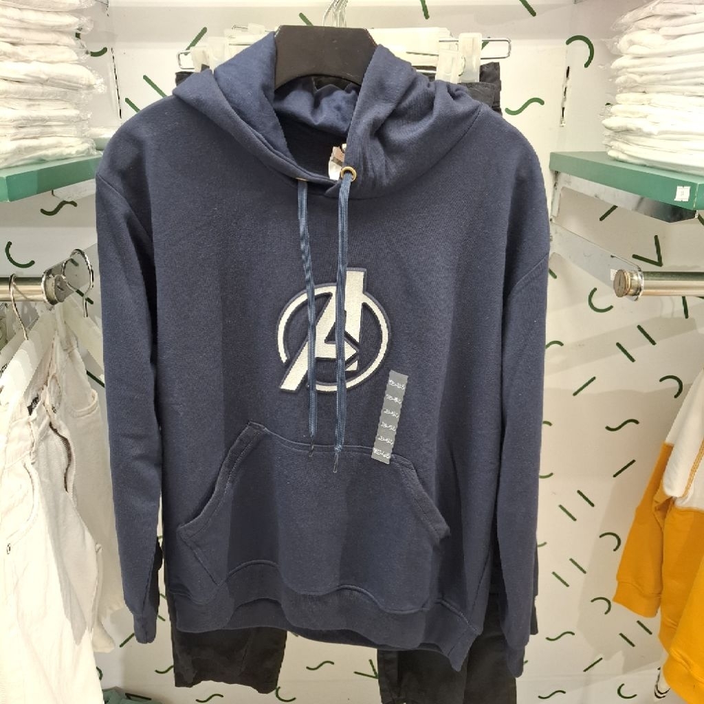 Marvel X Nevada Captain A Jacket Hoodie Anak Laki Laki Hitam Original