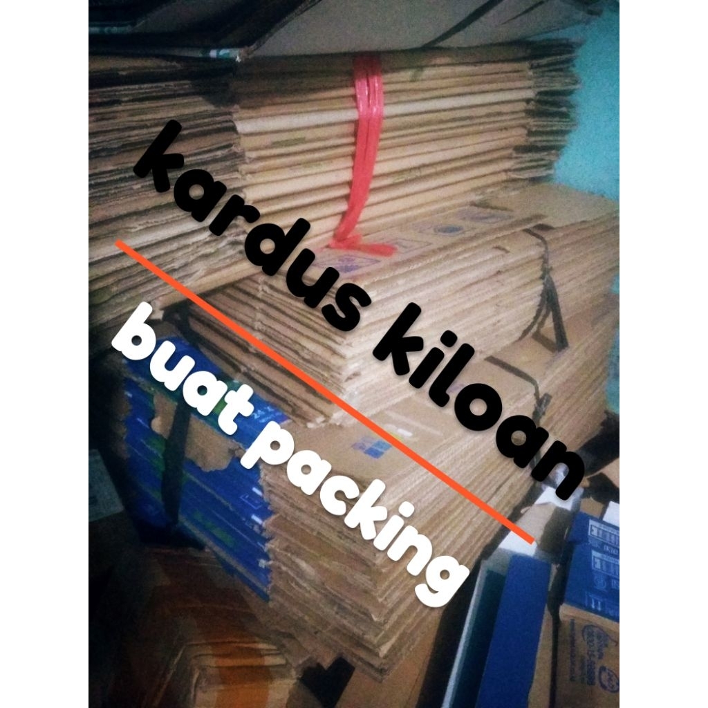kardus bekas/ kardus kiloan/ bahan packing